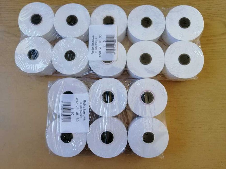 Rolki termiczne do kas fiskalnych. ROLKI KASOWE 16 szt.