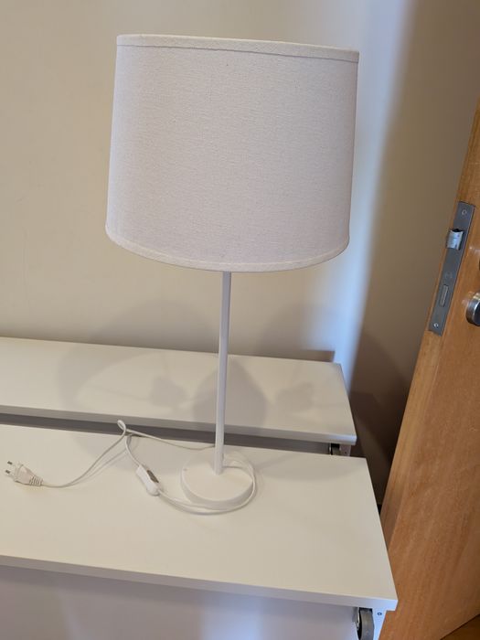 Conjunto de 2 candeeiros brancos