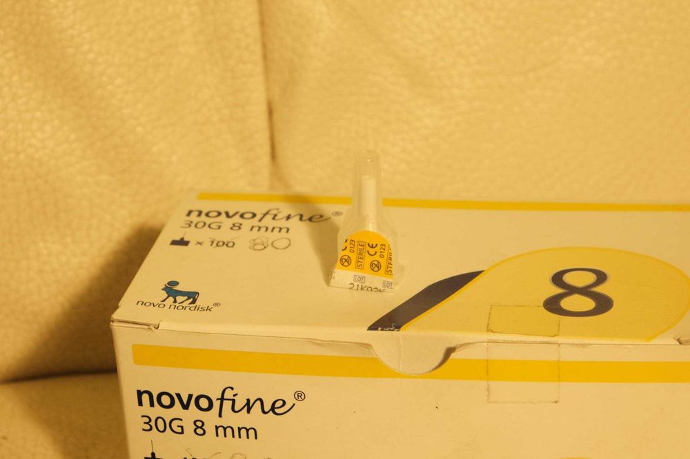 Novofine 8 Cannulas 0,30 x 8 mm TW /70 sztuk/