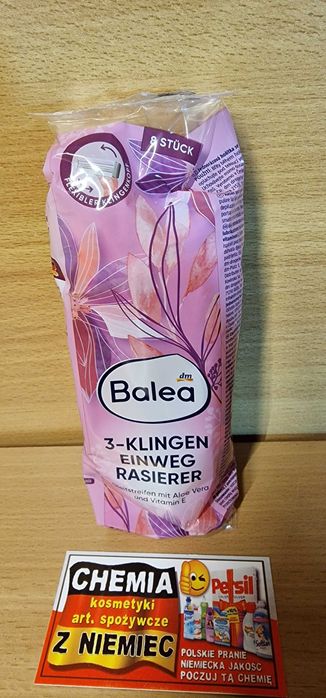 Niemieckie Maszynki do Golenia Damskie 8 szt. 3 ostrza