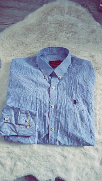 Koszula polo ralph lauren Rozmiar M Niebieska koszula ralph lauren
