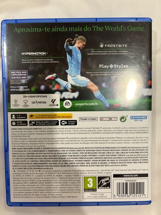 Jogo FC24 e Call of duty MW ll PS5