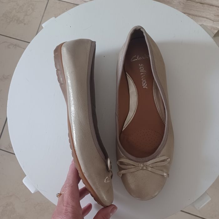 Baleriny CLARKS SOFTWEAR nowe 6/39/ salon 429 zł