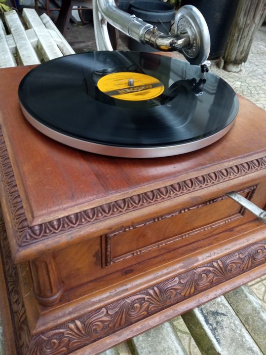 Maravilhoso Gramofone, Pathéfone. Uma raridade. A funcionar na perfeiç