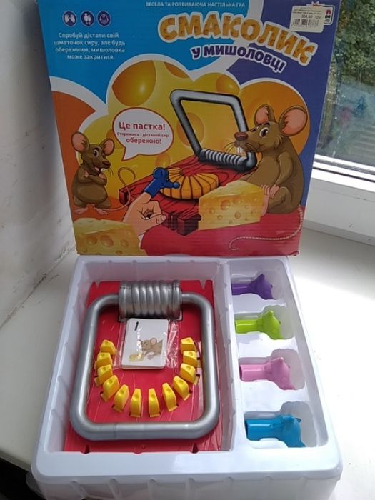 Развивающая настольная игра Смаколик у мишоловці