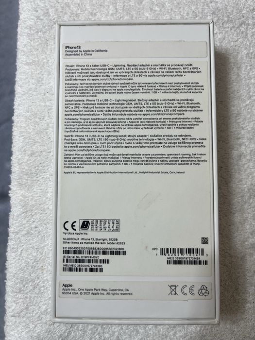 Iphone 13, 512gb белого цвета