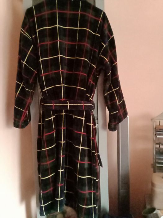 Szlafrok męski kratka,rozm.48/50