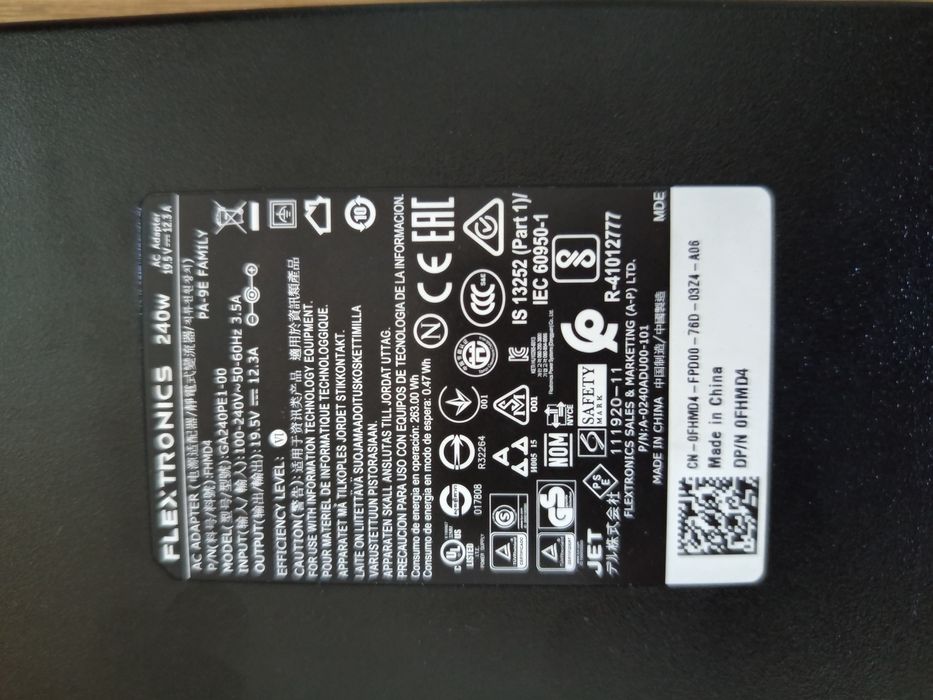 Dell carregador 240w427389904131215362