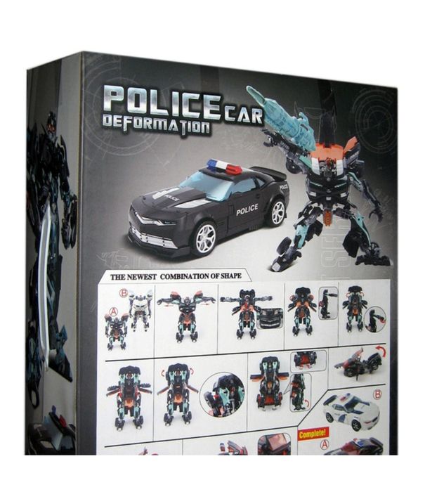Новый большой робот _трансформер полицейская машина