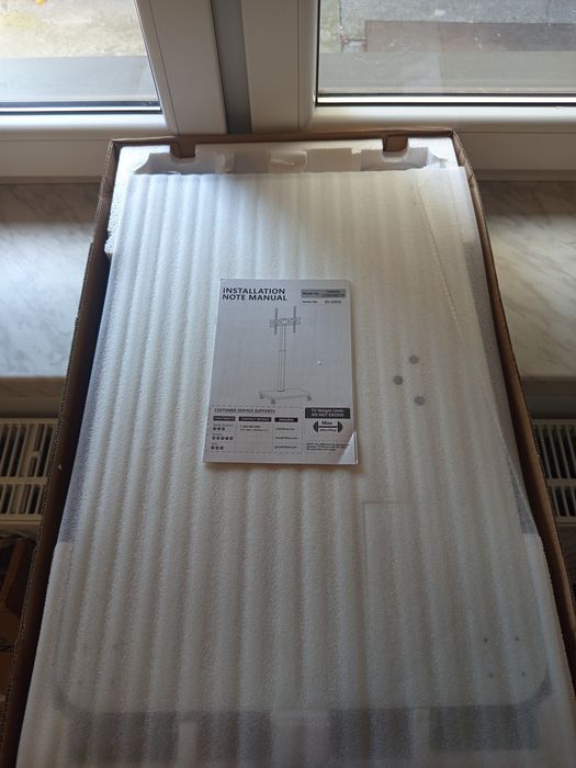 Nowy Mobilny Stojak pod TV 32-70" | TVON Design Wood/White | VESA