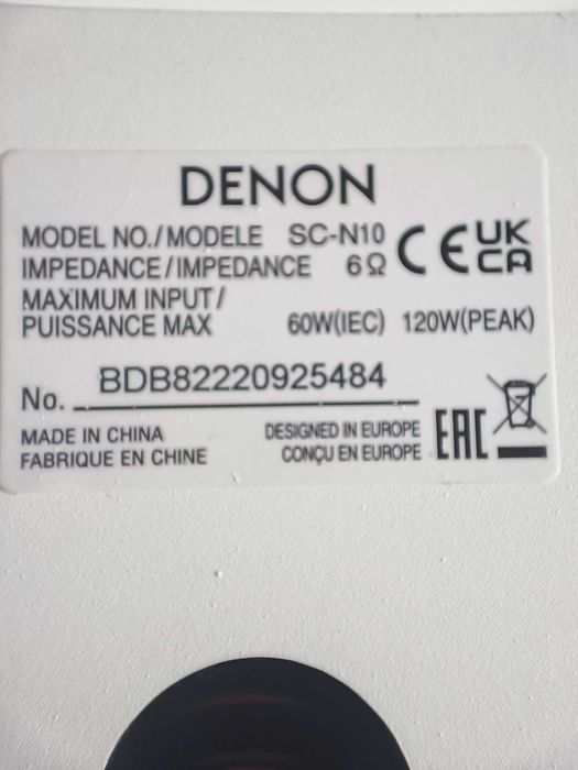 Colunas de som Denon