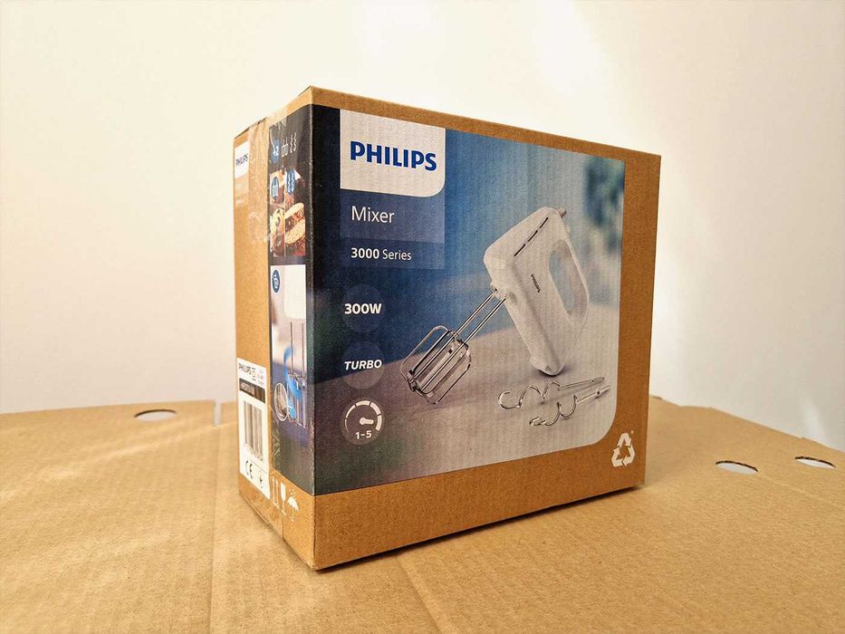 Łódź, NOWY w pudełku nieużywany mikser mixer PHILIPS HR3705/00 TURBO