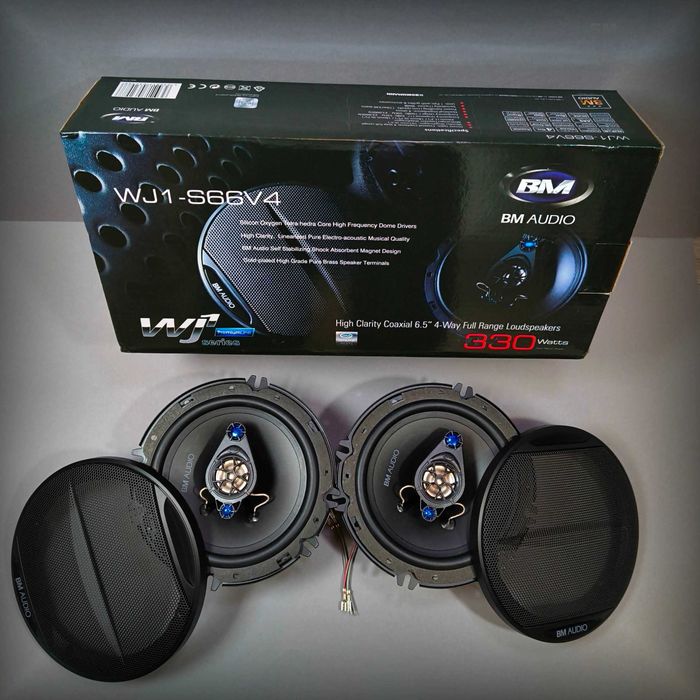 2 шт Boschmann XJ3-663B, WJ1-S66V4 колонки в машину новые 330 Вт 16см