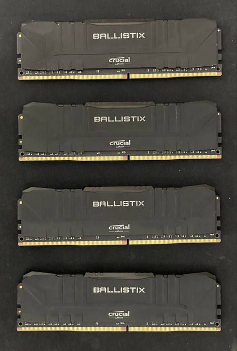 Оперативна пам'ять Crucial Ballistix DDR4 32GB 3200 MHz 4x8GB