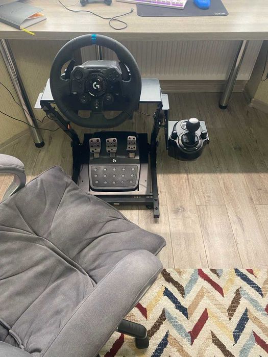 Кермо G923 від Logitech + Shifter + підставка Vevor