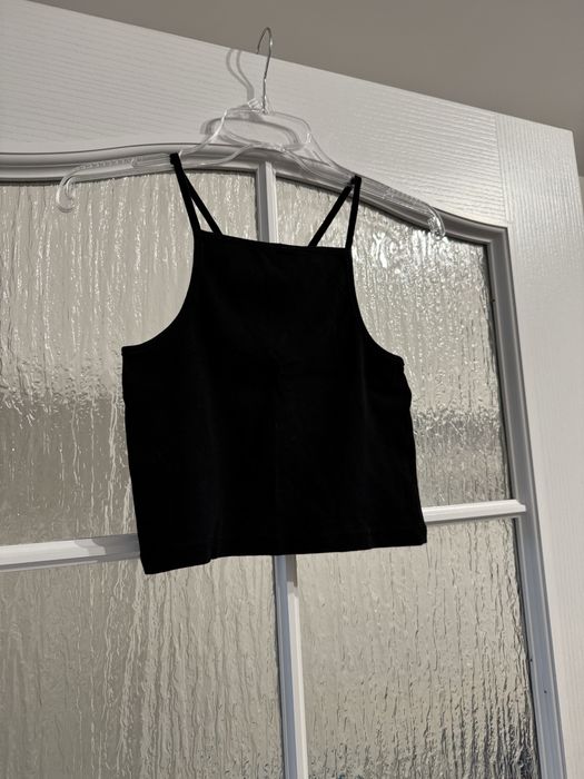 Czarny damski top