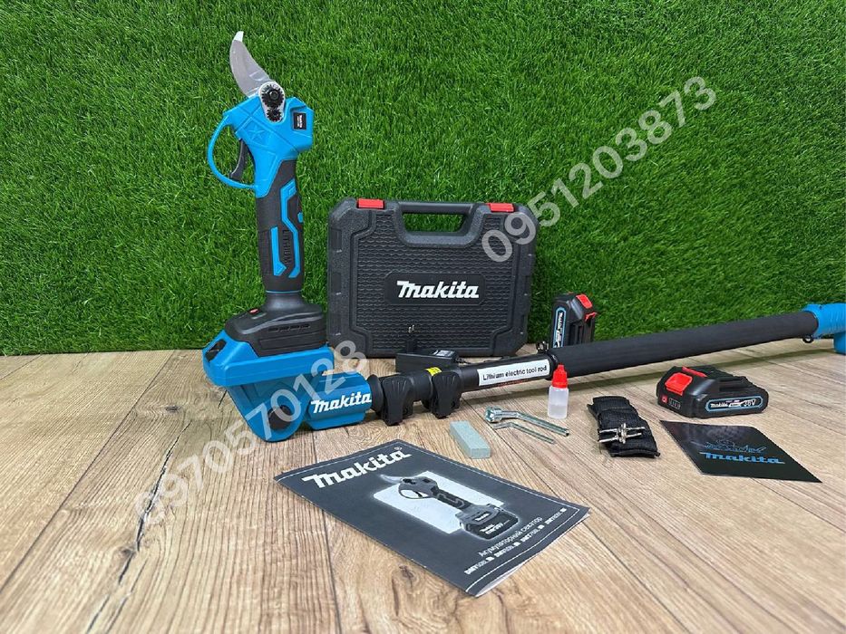 Аккумуляторный Секатор Makita DMT50BL + удлинитель (2.4 метра) 36V 6Ah