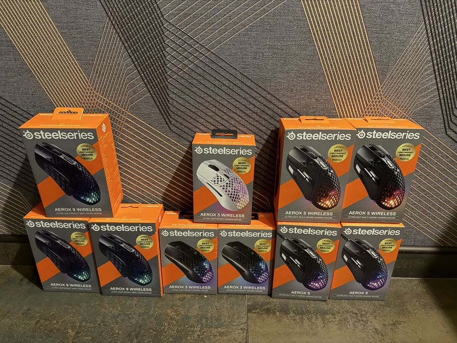 Мишка ігрова SteelSeries Aerox Wireless!В наявності всі моделі