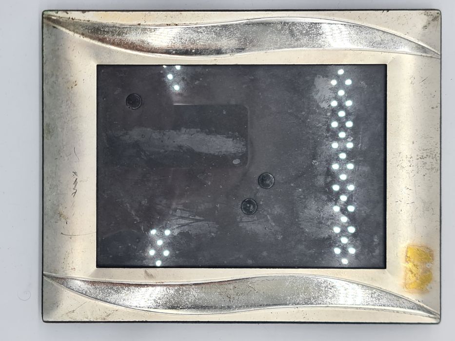 Metal, Wood, and Glass Photo Frame