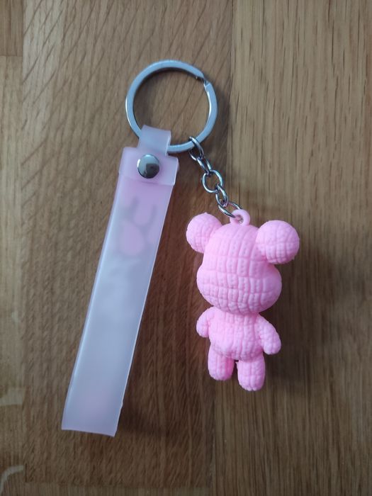 Nowy brelok breloczek zawieszka do kluczy miś różowy akcesoria