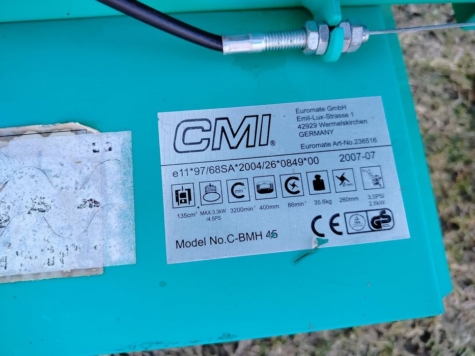 Glebogryzarka 3,5 konia