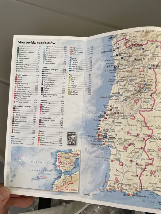 Przewodnik 3w1 Portugalia z mapą