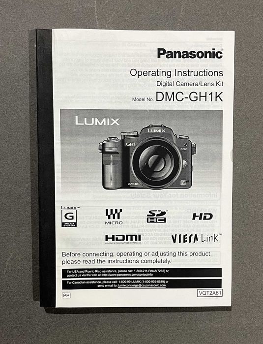 Manual Panasonic DMC-GH1K