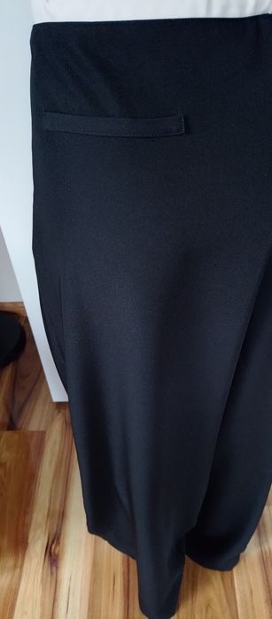 Spodnie czarne plussize ściagane trokiem Exstro & Wert