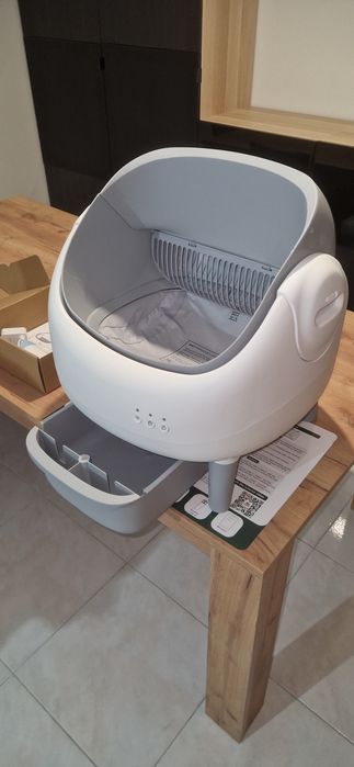 Caixa de areia automática para gatos