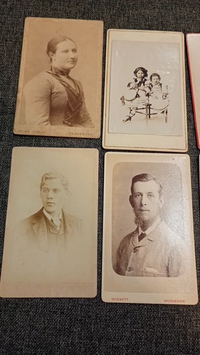 Stare zdjęcia do 1900 r. 22 szt.