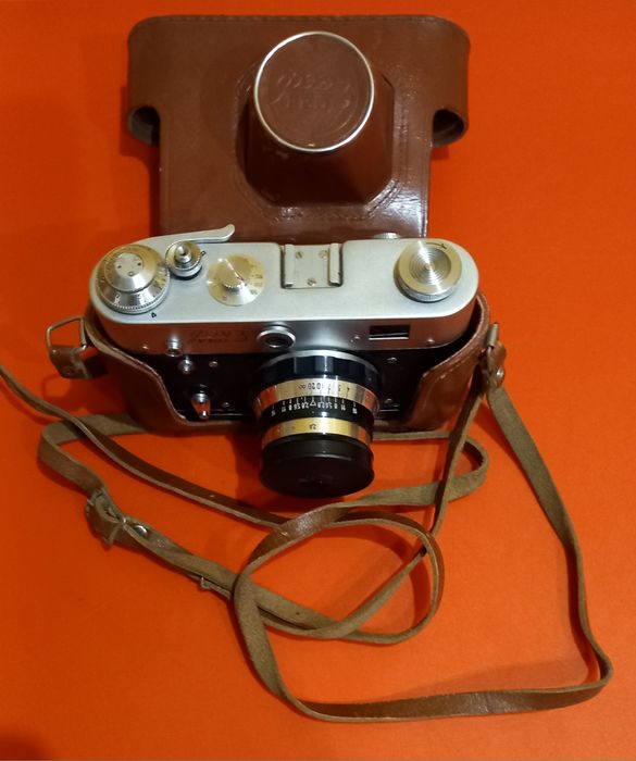 Aparat Fed 3 z pokrowcem