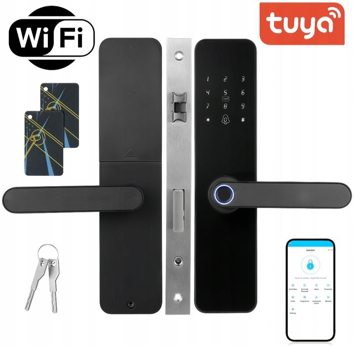 TUYA Smart Wi-Fi Door Lock Zamek do drzwi elektroniczny