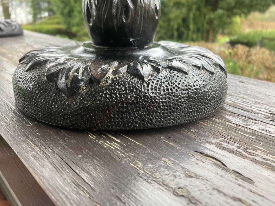 Ręcznie robione 2 eleganckie drewniane lampy