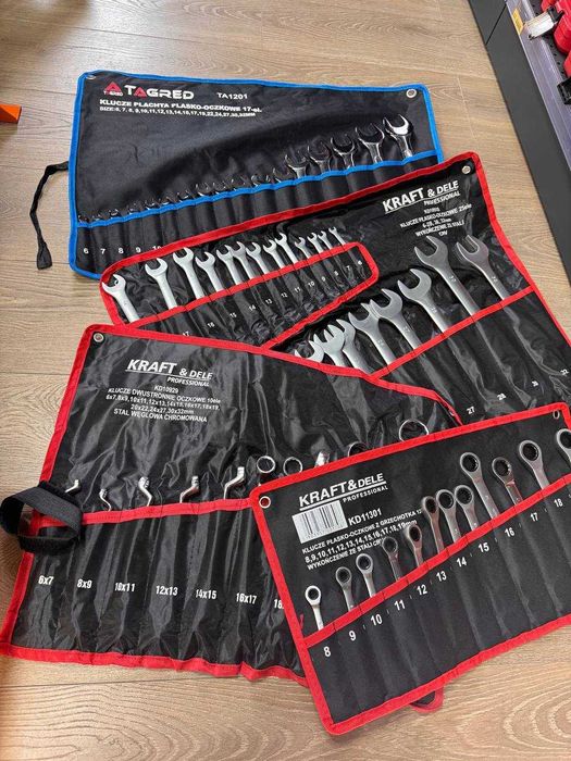 Набір ключів комбінованих ключі рожкові ключі накидні з тріщоткою