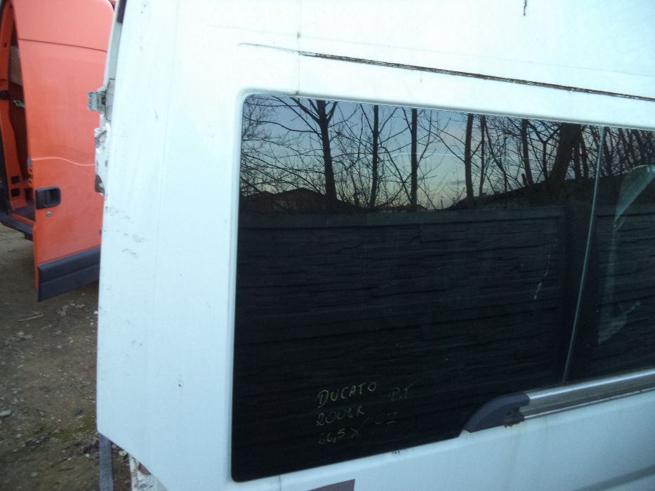 Szyba boczna prawa oryginał Ducato Boxer Jumper 2008R