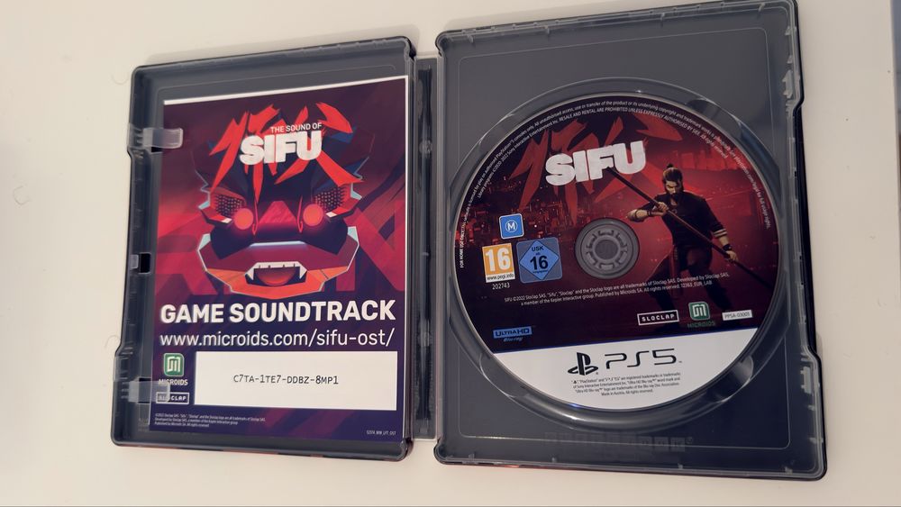 Jogo Ps5 Sifu Vengeance edition steelcase