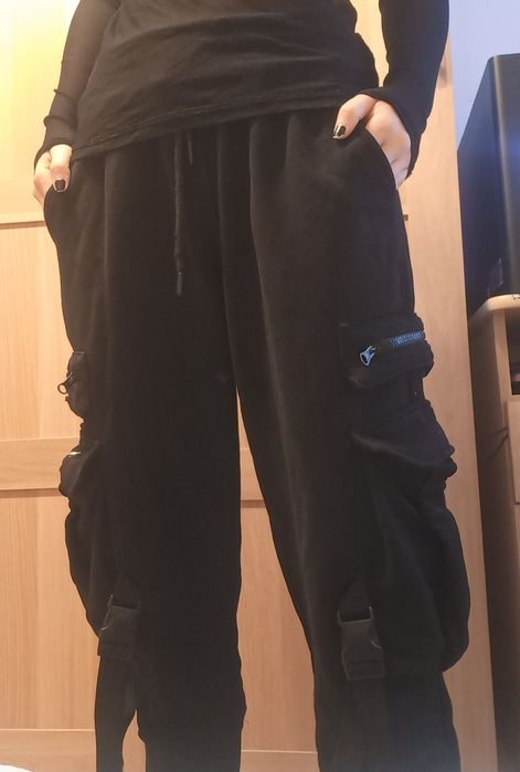 Spodnie 100% bawełna styl techwear bojówki point x
