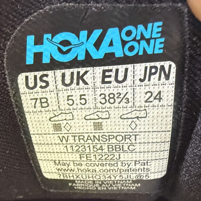 Кросівки Hoka Transport Cordura (Розміри 43.4/41.4/38.5) 1123154-BBLC