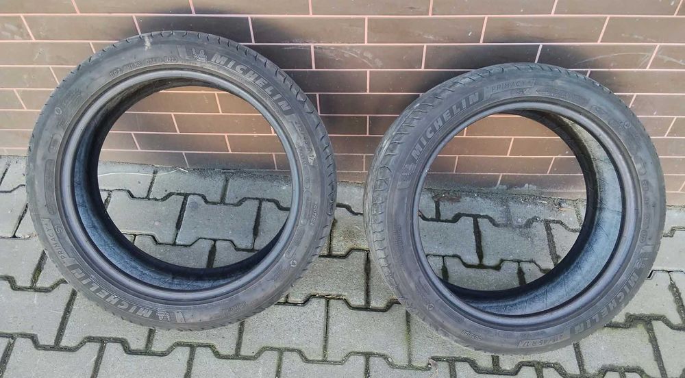Opony letnie 215.45R17 91 V  Michelin Prymacy 4rok 2020 profil 6mm