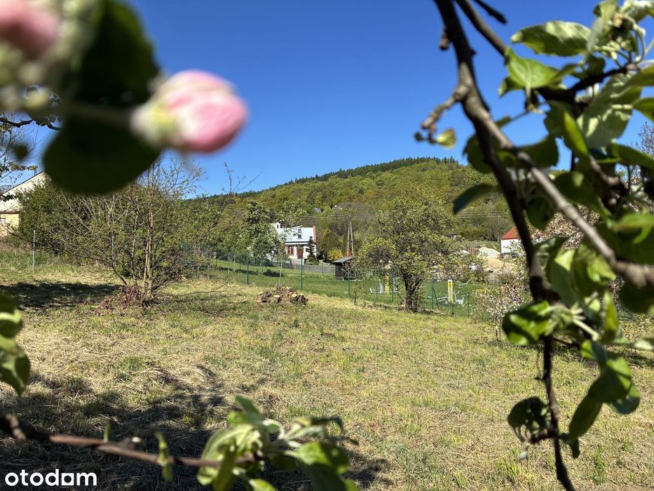 Malownicza działka 1835 m² z widokiem na Ślężę – Strzegomiany