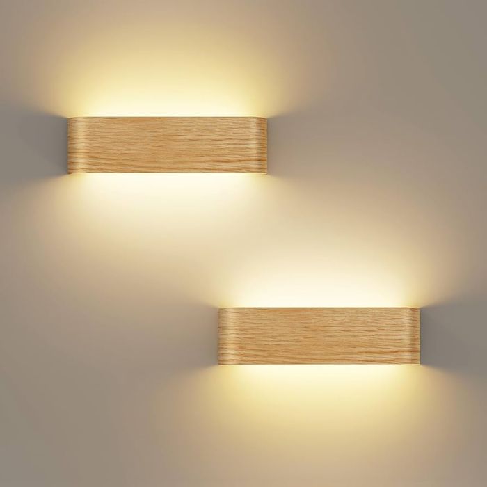 Lampy ścienne LED do wnętrz – 2 sztuki