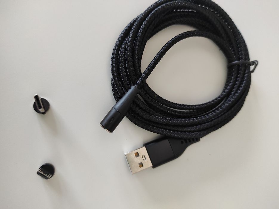 kabel USB z dwoma końcówkami C i micro