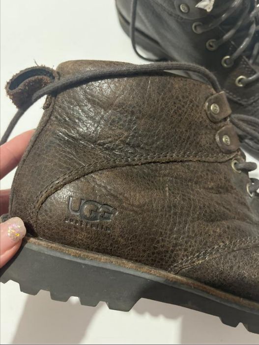 Ботинки UGG 39.5 чоловічі черевики угг агг шкіряні малогого розміру