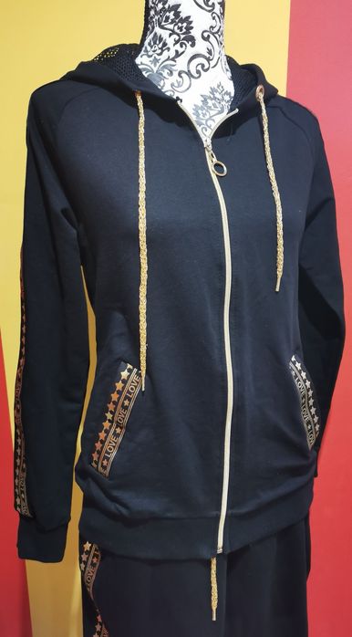 Komplet dres bluza zamek kieszonki