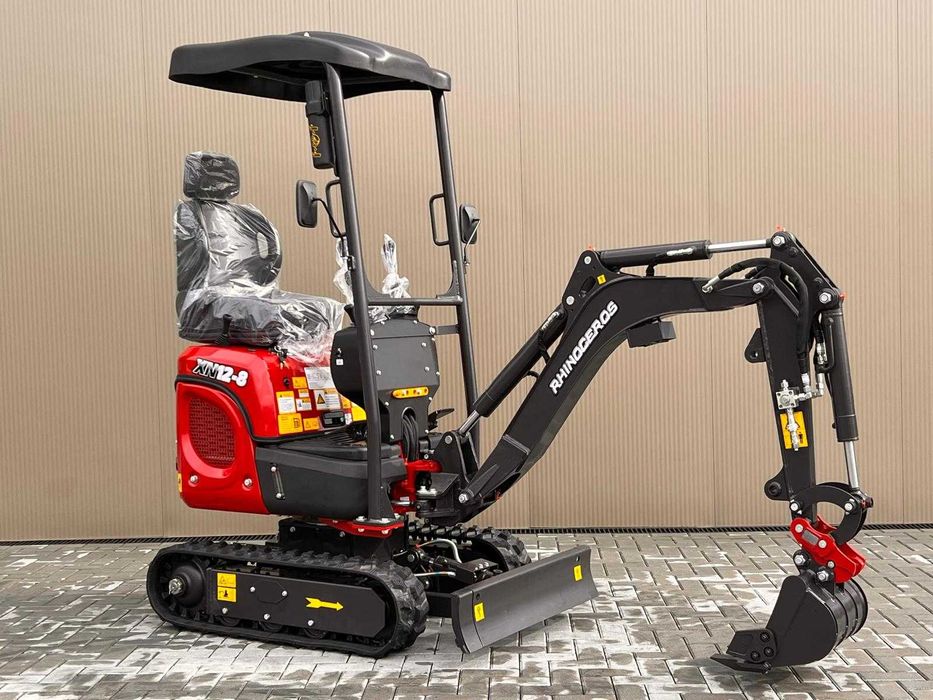 MINI GIRATORIA XN 12.8 RHINOCEROS 1000KG Motor Kubota