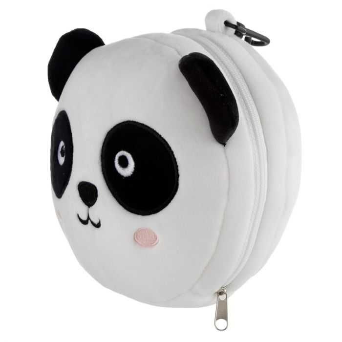 ALMOFADA DE VIAGEM E MÁSCARA PARA DORMIR RELAXEAZZZ - PANDA