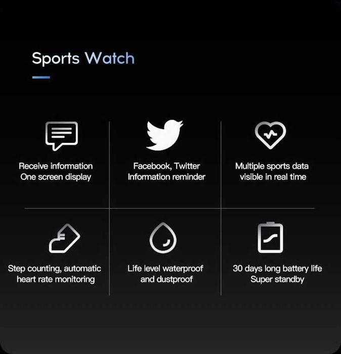 Smartwatch (relogio Inteligente) Y1