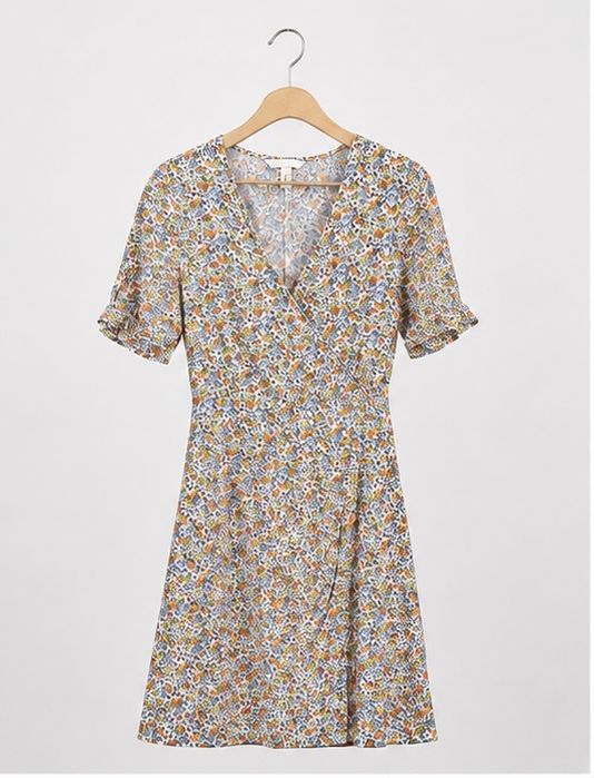 Квіткова сукня на запах h&m