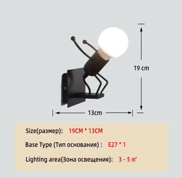 Бра, настенная лампа, настінна