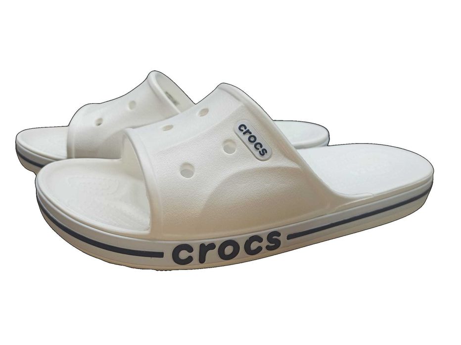 NOWE Klapki CROCS męskie damskie unisex na basen BIAŁE R. 41/42